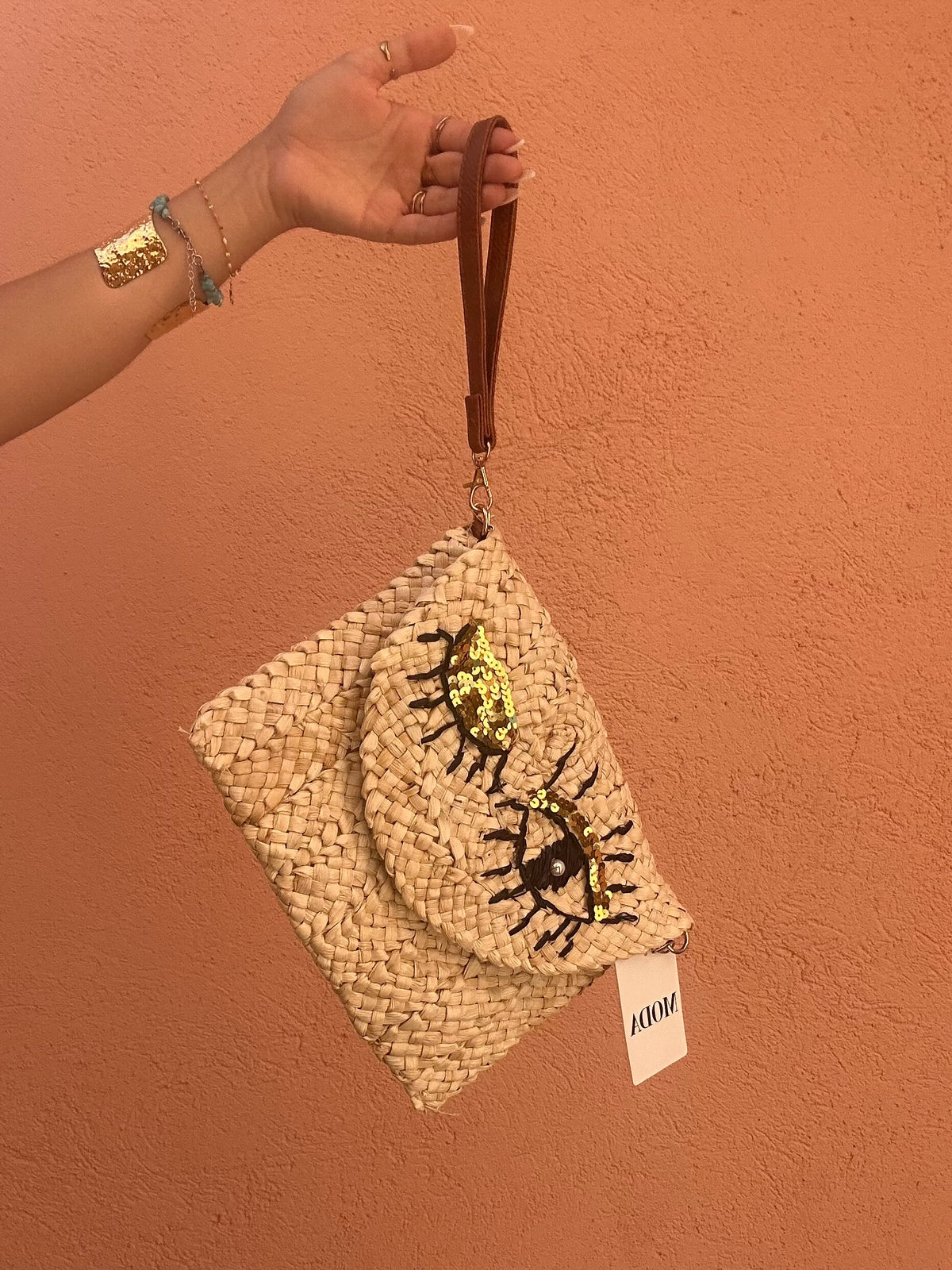 Pochette rafia