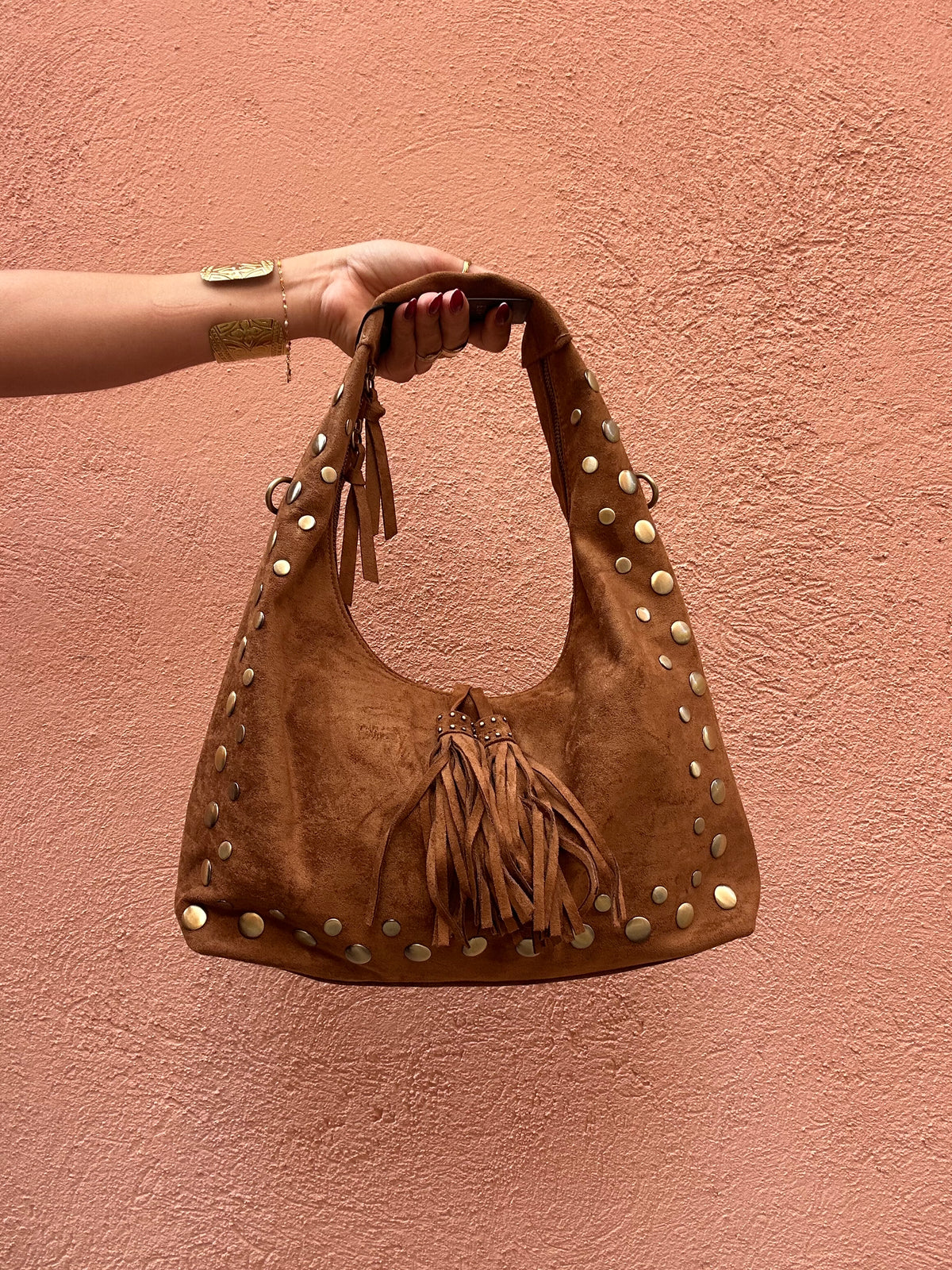 Sac à main clous