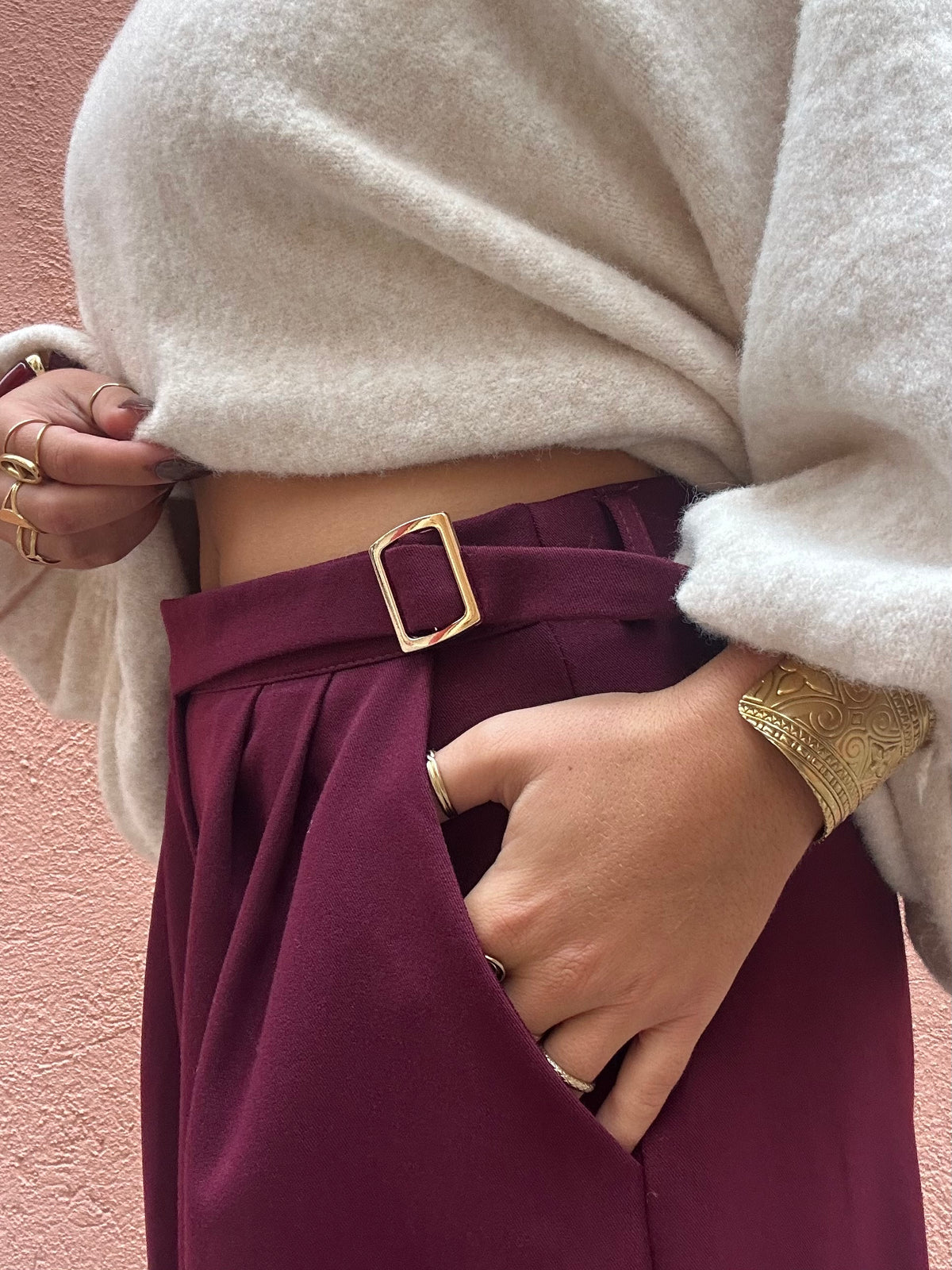 Pantalon fluide ballon