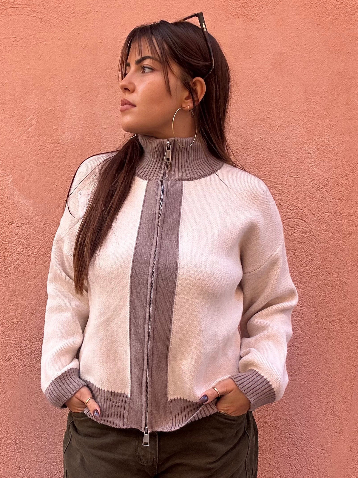 Gilet zippé