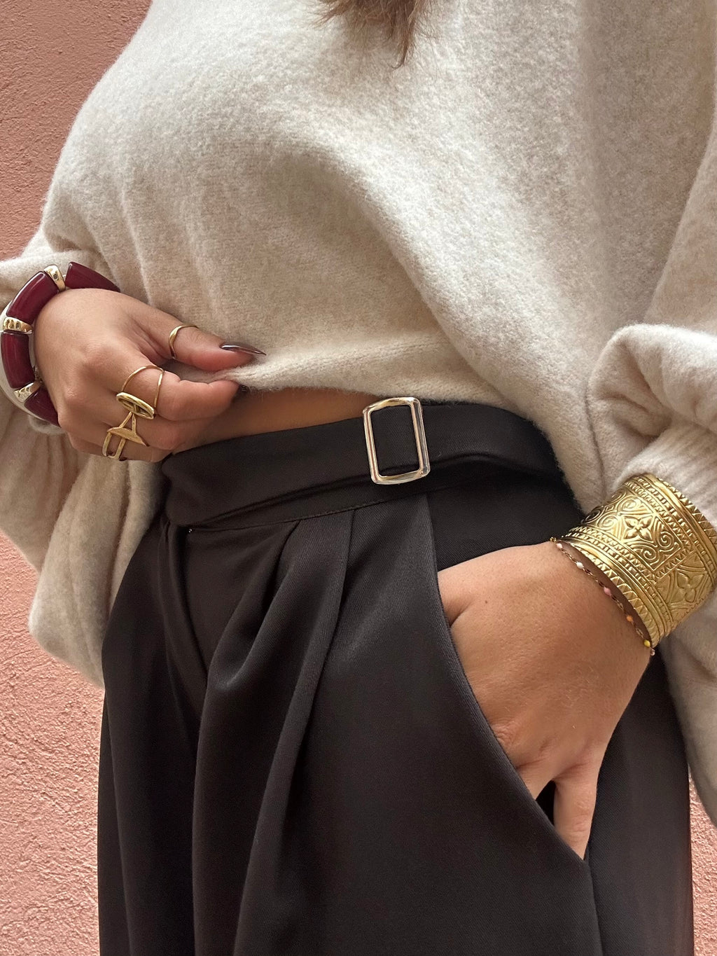 Pantalon fluide ballon